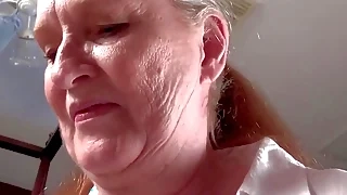 pov Auntjudys - a Morning Treat From Your 61yo Busty Mature Stepmom Maggie granny